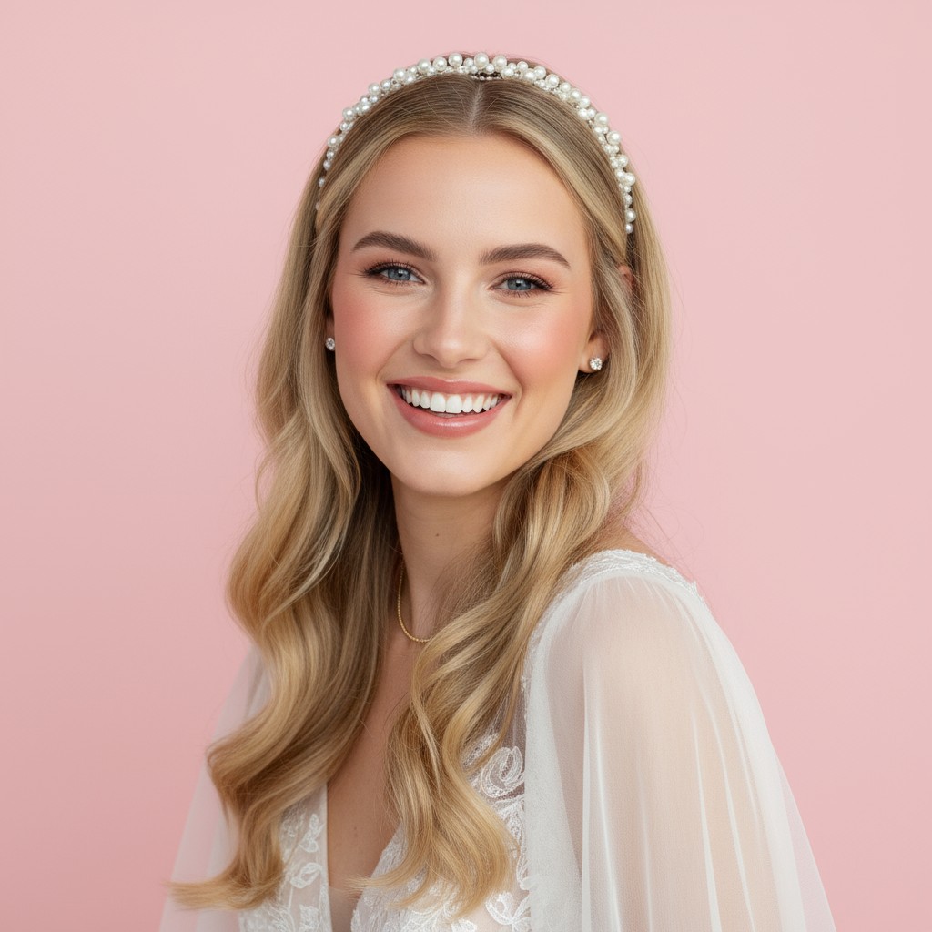 Bridal Headband Hair Down Ideas